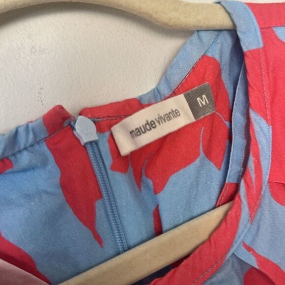 Maude Vivante Floral Maxi Dress M - Picture 7 of 9